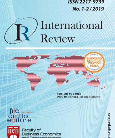 International Review - No. 1-2/2019