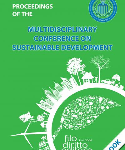 Multidisciplinary Conference on Sustainable Development - 2019