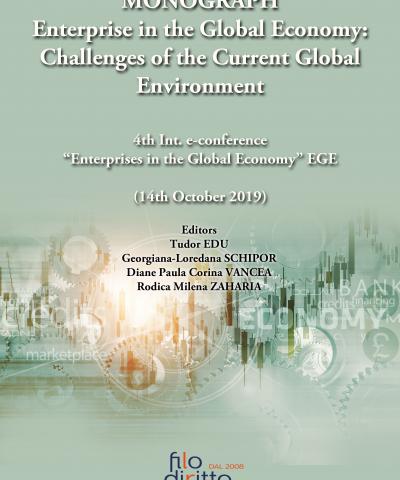 MONOGRAPH Enterprise in the Global Economy: Challenges of the Current Global Environment - 4th EGE 2019