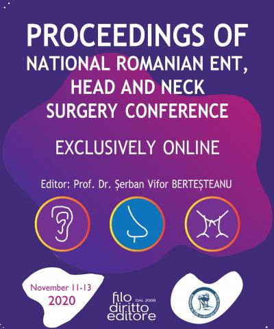 NATIONAL ROMANIAN ENT, HEAD AND NECK SURGERY  CONFERENCE (Craiova, Romania, 11-13 November 2020 online)