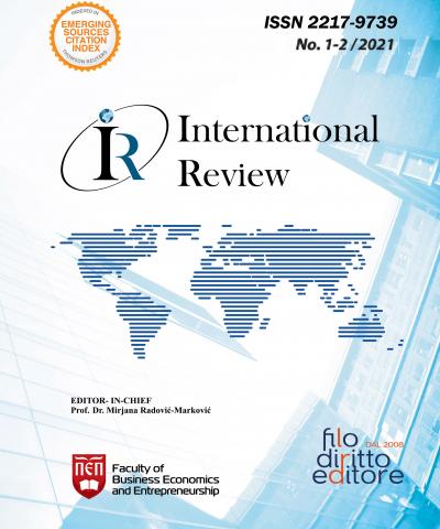INTERNATIONAL REVIEW - Issue n.1-2/2021