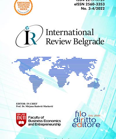 International Review Belgrade, N.3-4/2022