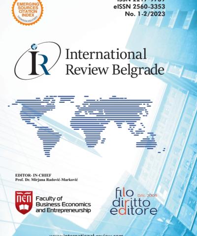 Journal “International Review Belgrade” n.1-2/2023