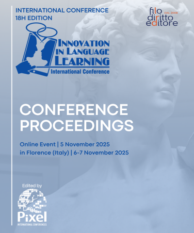 18th International Conference  “Innovation in Language Learning”  (5 November 2025 Online Event,  6-7 November 2025 in Florence, Italy)