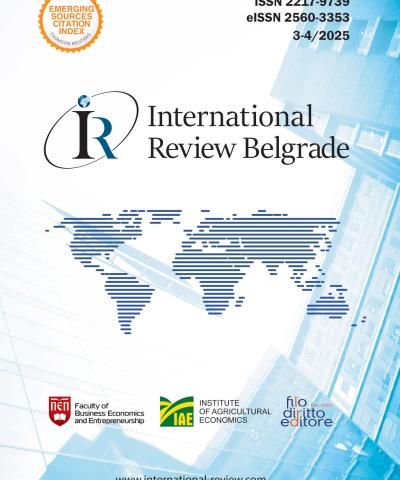 Journal “International Review Belgrade” 2025 Issue n.3-4 